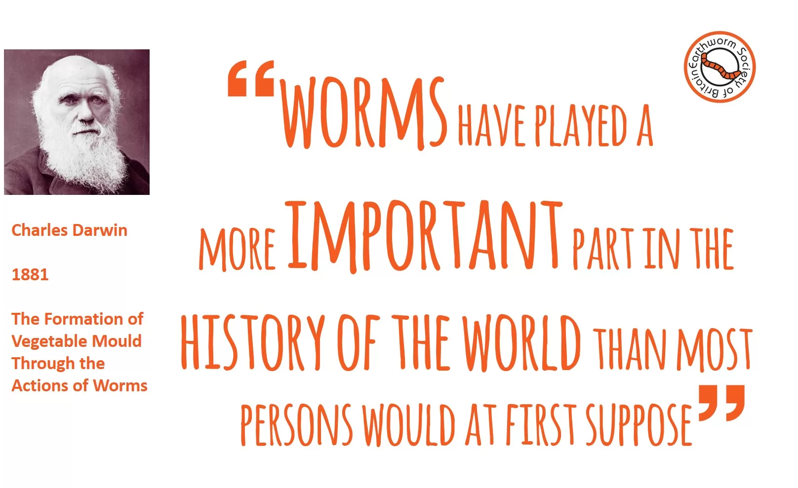 Darwin on worms